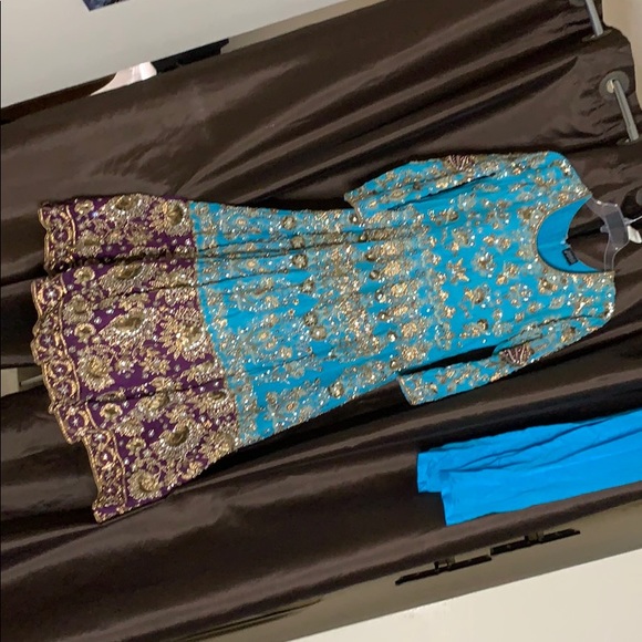 Pakistani Golu Designer Swarovski bridal Dress - Picture 1 of 8